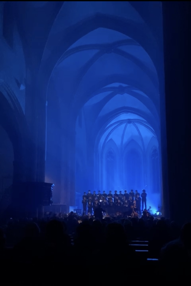 Concert dans la cathédrale - Lumière sacrée